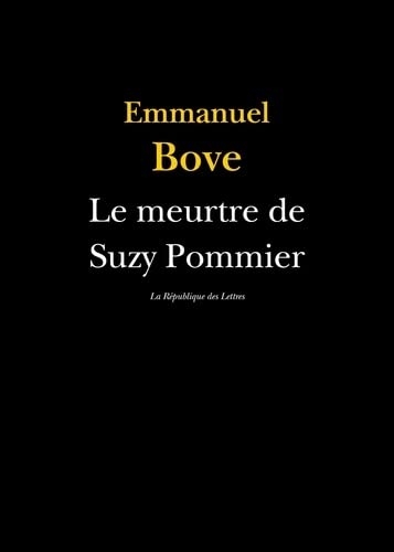 Le meurtre de Suzy Pommier