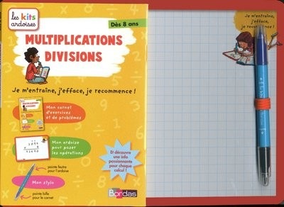 KIT ARDOISE MULTIP/DIV - 8 ANS