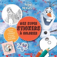 Disney La Reine des Neiges 2 - Mes super stickers à colorier