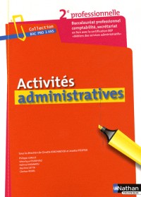 Activités administratives : Seconde baccalauréat professionnel