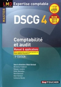 DSCG 4 - Comptabilité et audit 2015-2016 - Manuel & applications - 8e édition