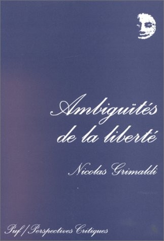 Ambiguïtés de la liberté
