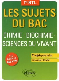 Chimie Biochimie Sciences du Vivant Terminale Stl