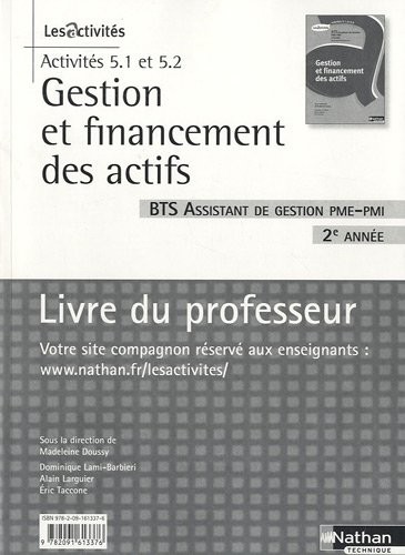 Activités 5.1 et 5.2 - Livre du professeur