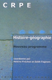 Histoire-Géographie CRPE : Nouveau programme