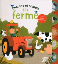 Cherche et compte à la ferme - Mon livre à flaps et pop-up