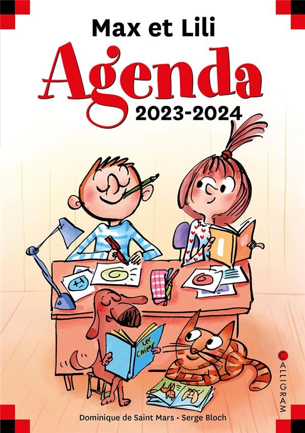 Agenda scolaire Max et Lili 2023-2024