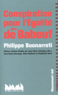 Conspiration pour l'égalité dite de Babeuf