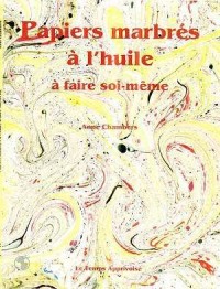 Papiers marbrés à l'huile à faire soi-même