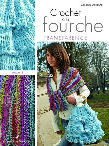 Crochet à la fourche : Transparence, Accessoires de mode & déco