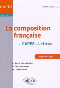 La Composition Française au CAPES de Lettres