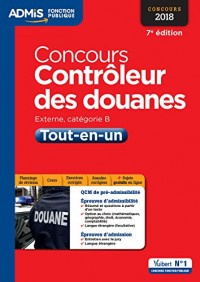 Concours Contrôleur des douanes - Catégorie B - Tout-en-un - Concours 2018