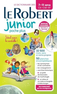 Dictionnaire Le Robert junior Poche Plus - 7/11 ans - CE-CM-6e - Nouvelle édition