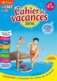 Cahier de vacances du CM2 à la 6e