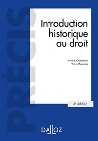 Introduction historique au droit - 5e ed.