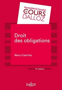 Droit des obligations - 14e ed.