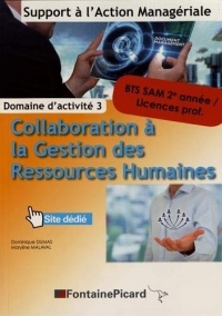 Collaboration à la gestion des ressources humaines BTS SAM 2e année / Licences pro : Domaine d'activité 3
