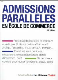 Admissions parallèles en école de commerce