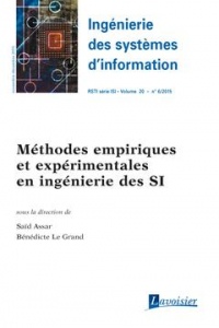 Methodes Empiriques et Experimentales en Ingenierie des Si (Ingenierie des Systemes d'Information R