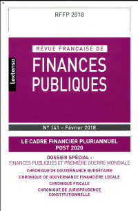 Revue Française de Finances Publiques N 141 - 2018