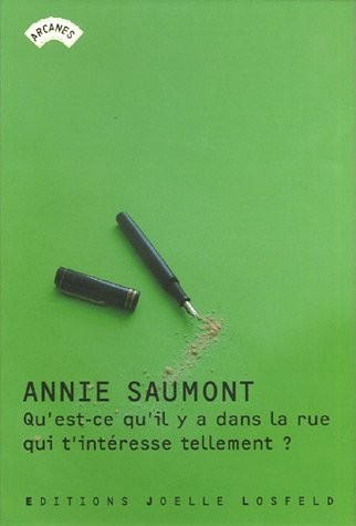 Qu'est-ce qu'il y a dans la rue qui t'intéresse tellement ?
