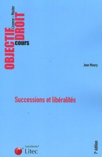 Successions et libéralités