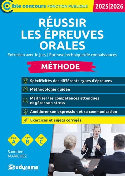 Réussir les épreuves orales – Méthode (Catégories A, B et C –?Édition 2025-2026): Entretien avec le jury