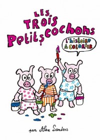 Les trois petits cochons - Livre à colorier