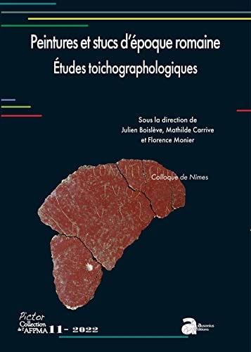 Peintures et stucs d'époque romaine. Etudes toichographologiques: Colloque de Nîmes