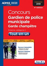 Concours Gardien-brigadier de police municipale et Garde-champêtre - Catégorie C - Tout-en-un – Concours 2018