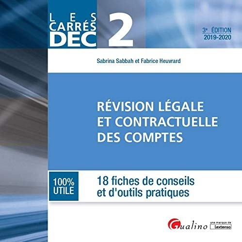 Révision légale et contractuelle des comptes DEC 2