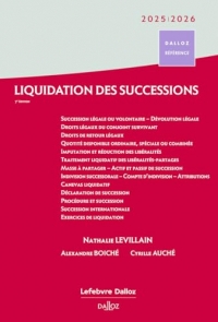 Liquidation des successions 2025/2026. 7e éd.