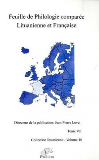 Feuille de philologie comparée lituanienne et française