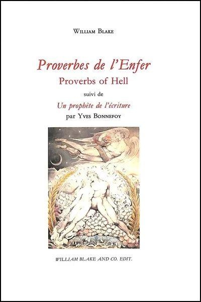 Proverbes de l’Enfer suivi de Un prophète de l’écriture par Yves Bonnefoy