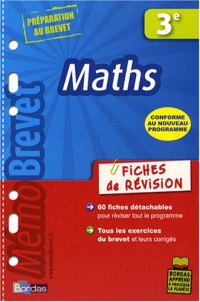 MEMOBREVET FICH REVI MATHS 3E