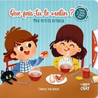 Mes petits rituels - Que fais-tu le matin ? - Livre avec roues et fenêtres - Apprentissage - Autonomie - Dès 3 ans