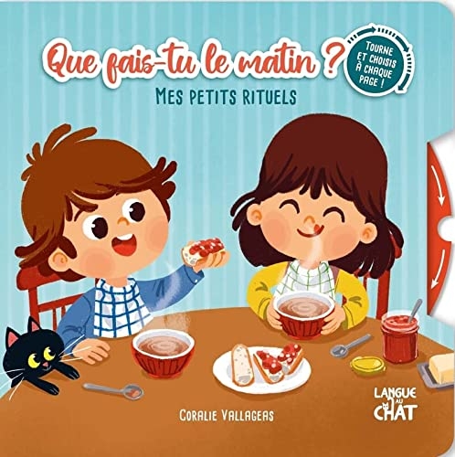 Mes petits rituels - Que fais-tu le matin ? - Livre avec roues et fenêtres - Apprentissage - Autonomie - Dès 3 ans
