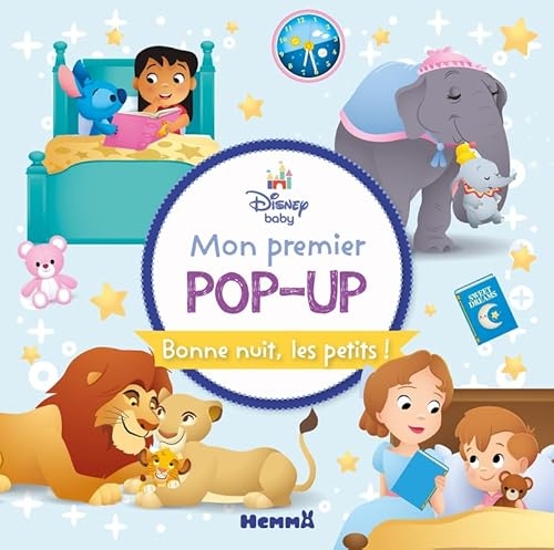Disney Baby - Mon premier pop-up - Bonne nuit, les petits ! - Livre pop-up - Livre d'éveil 3 ans - Livre d'éveil Disney