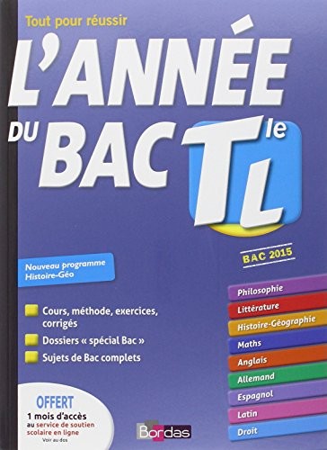 L'Année du bac L - Terminale L - Toutes les matières