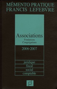 Associations : Fondation, Congrégations