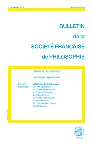Image (de la) Critique (Bulletin de la SFP, 2016/2)
