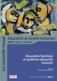 Revue Nr-Esi N 89. Education Familiale et Systemes Educatifs Inclusifs