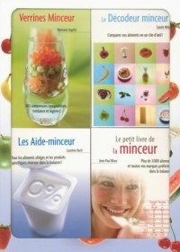 Mince sur toute la ligne ! : Coffret en 4 volumes : Verrines Minceur, Le Décodeur minceur, Les Aide-minceur, Le petit livre de la minceur