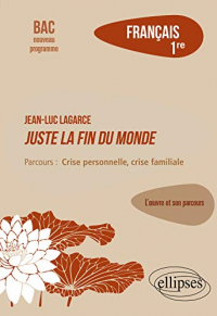 Français. Première. L'œuvre et son parcours : Jean-Luc Lagarce, Juste la fin du monde - Parcours
