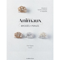 Animaux brodés et perlés