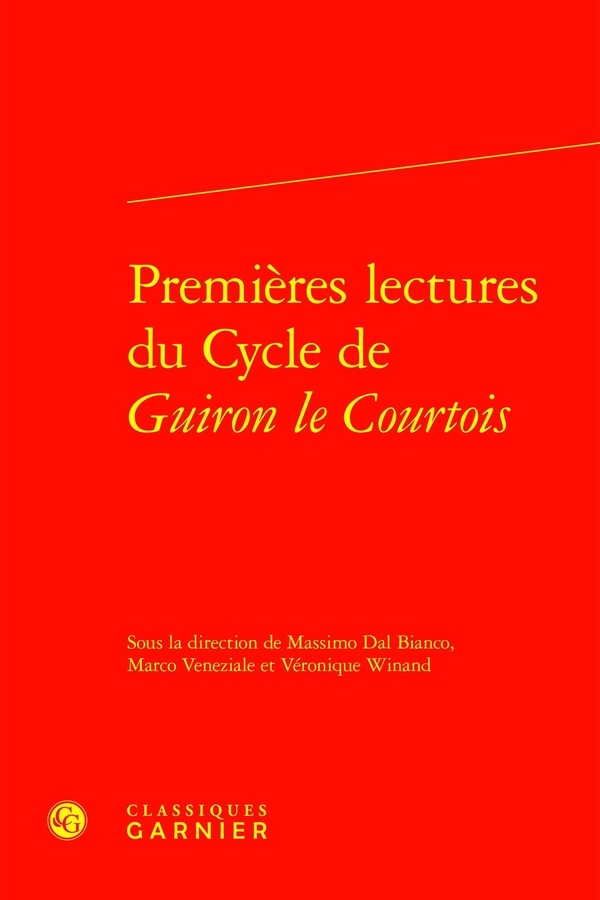 Premières lectures du cycle de guiron le courtois
