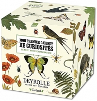 Mon premier cabinet de curiosités Deyrolle : Coffret de papeterie artiste en herbe – Kit avec 1 herbier, 1 cahier de coloriage, 1 loupe, des origamis, stickers, cartes à gratter – À partir de 6 ans