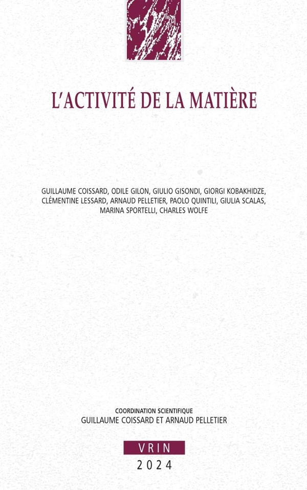 L'activité de la matière