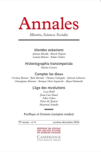 Annales. Histoire, Sciences sociales 4/2024