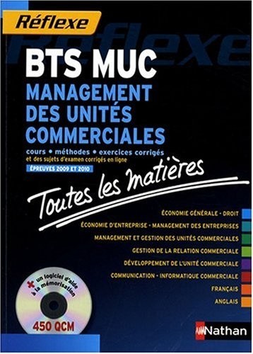 Management des unités commerciales BTS MUC : Toutes les matières (1CD-Rom)